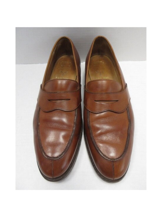 Brooks Brothers Peal & Co Shoes 10.5 C 317 Penny Loafer Leather England * main image 8